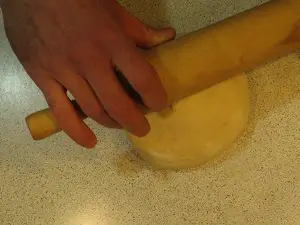 Rolling Dough Cinnamon Sticky Buns
