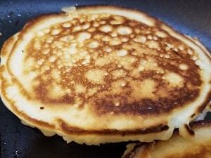 Wake and Bake Cannabis Pancakes Frying
